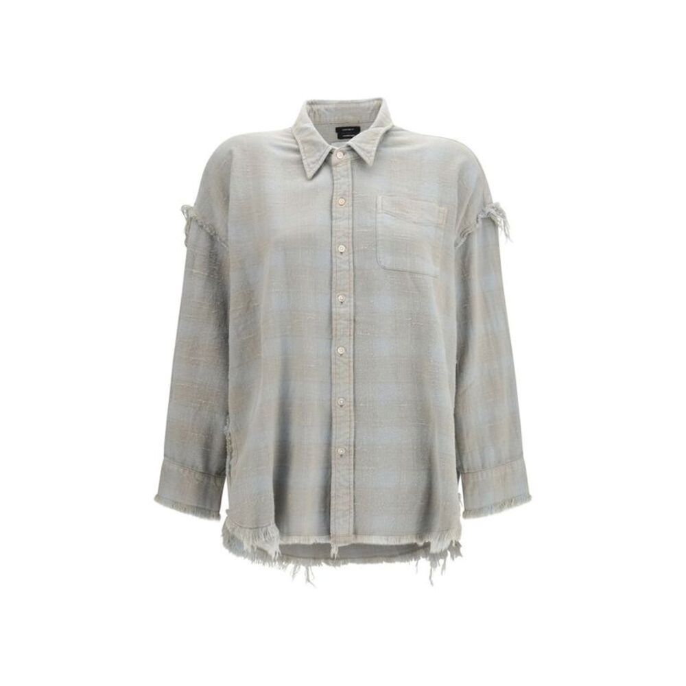R13 Blue Cotton Women's Shirt